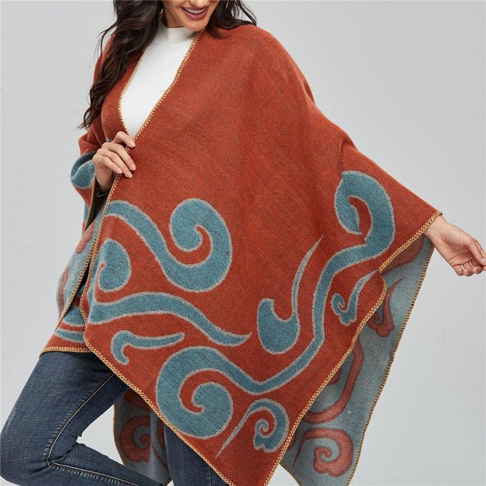 Poncho Femme Vague