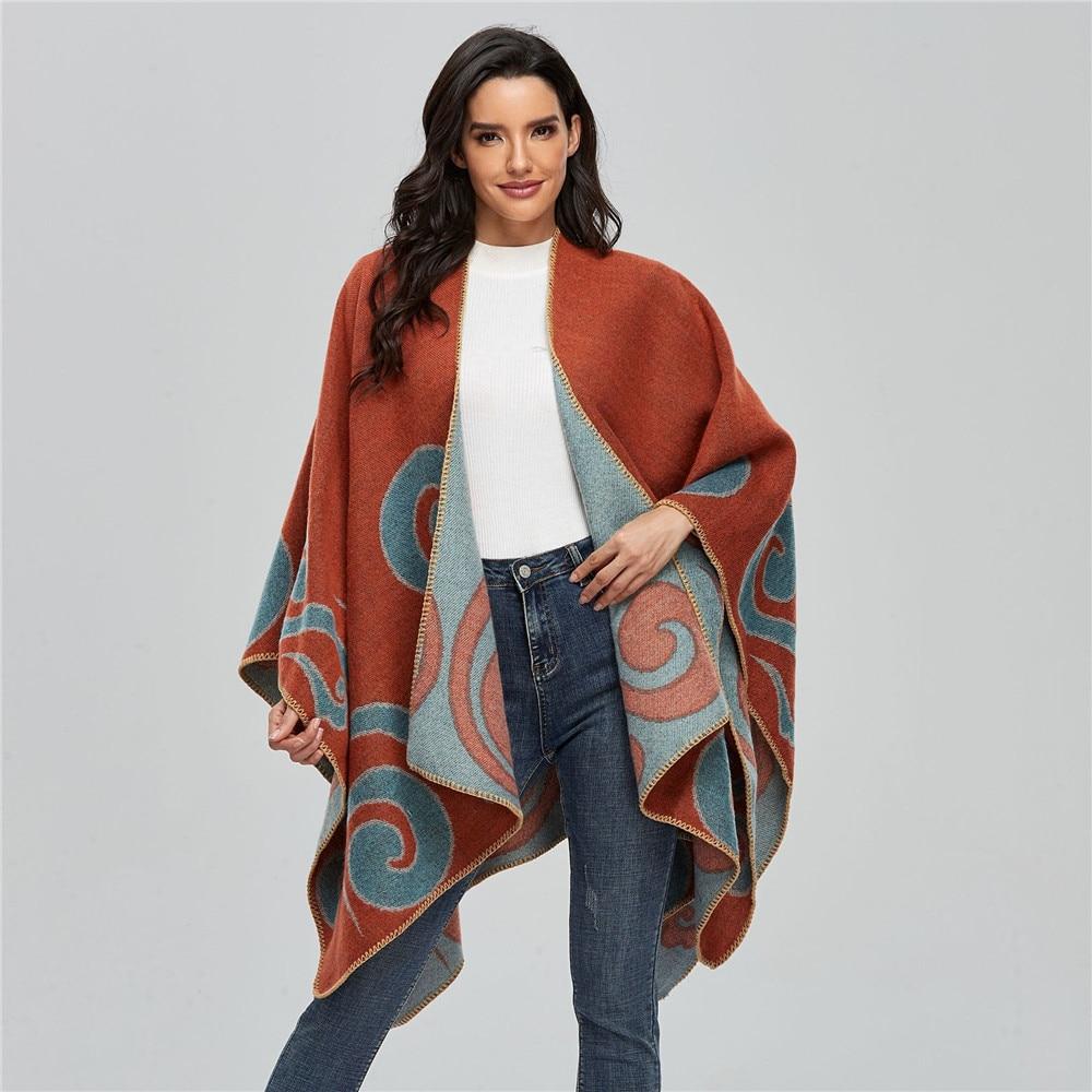 Poncho Femme Vague