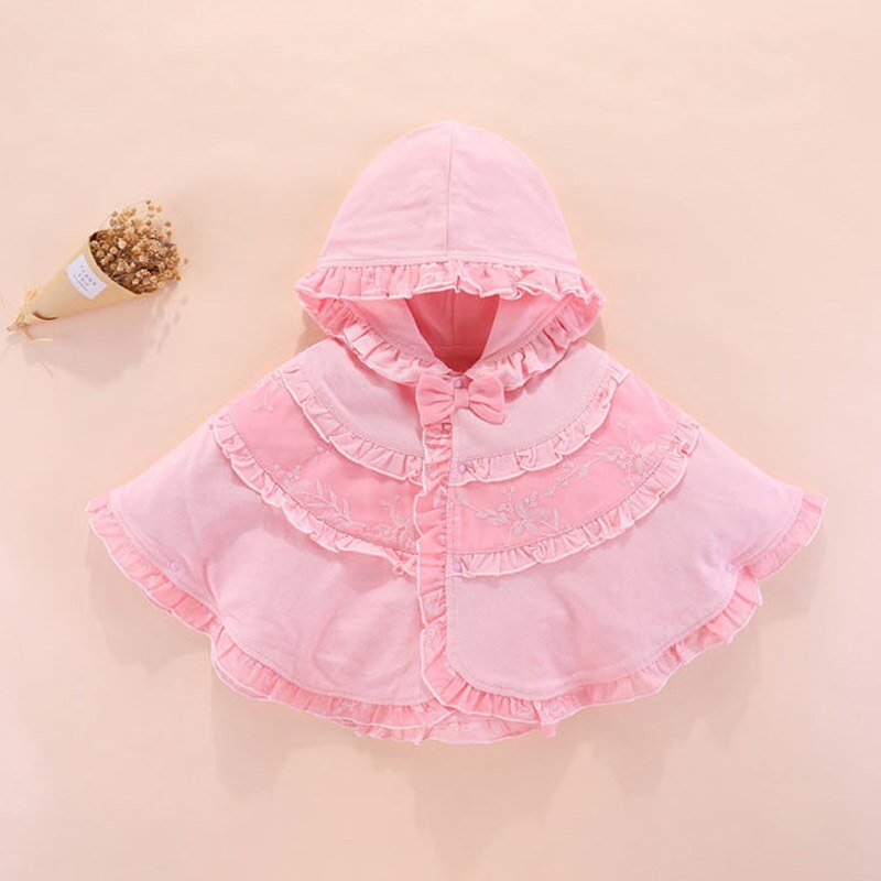 Poncho Rose Fillette - Rose / 3 ans