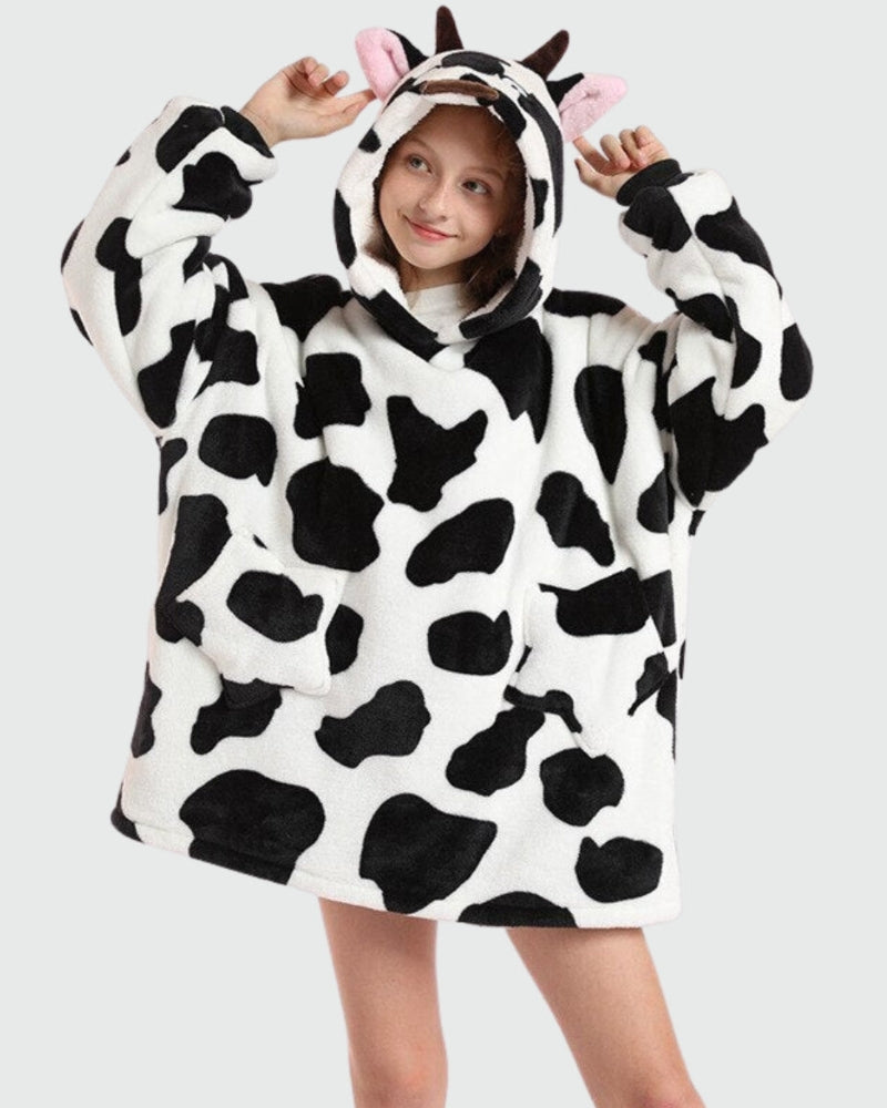 Sweat Plaid Enfant Vache - 75 cm