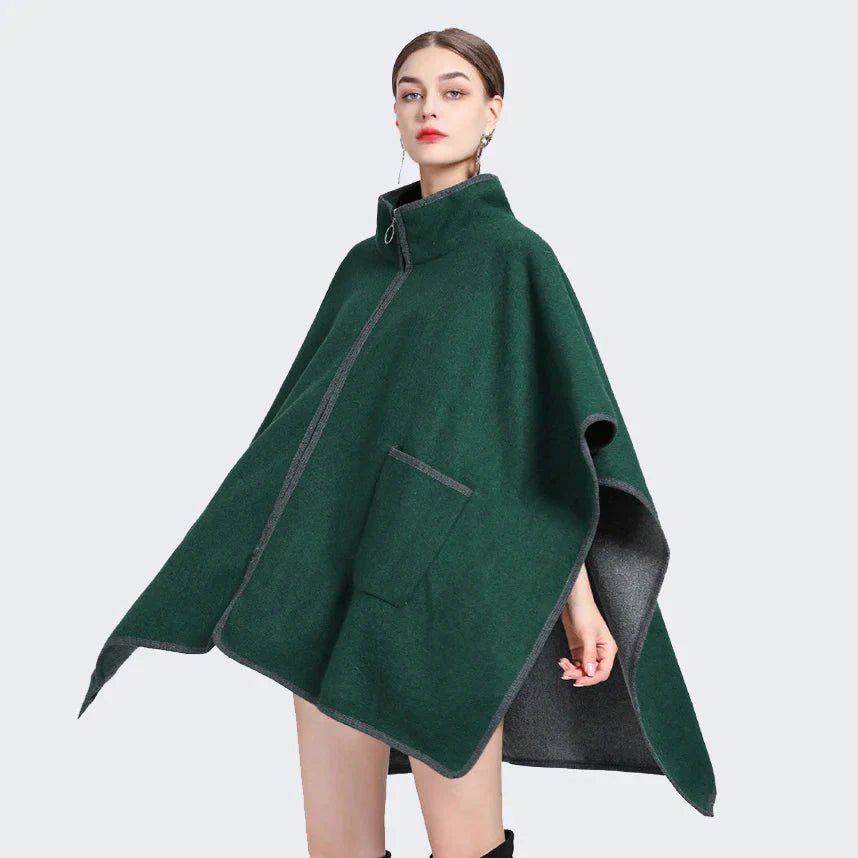 Poncho Femme Casual Chic