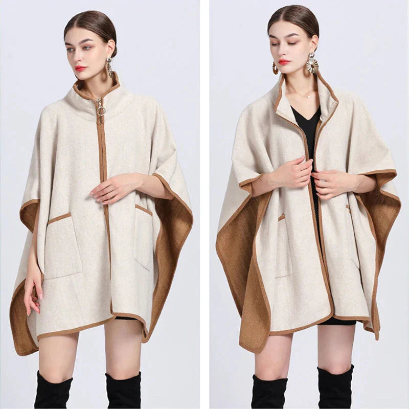 Poncho Femme Casual Chic