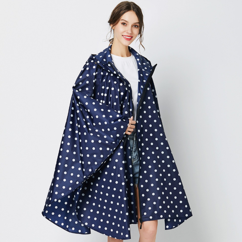 Cape de Pluie Femme - bleu marine