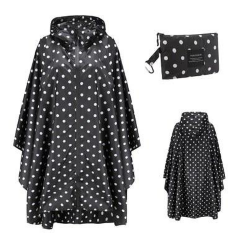 Cape Pluie Femme - Noir