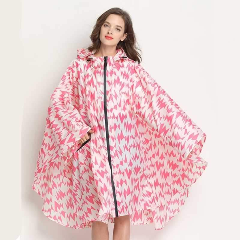 Cape pour Pluie Femme - rose