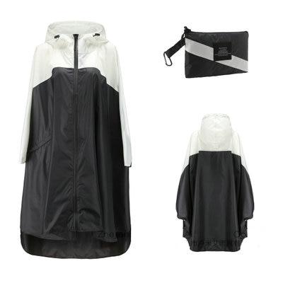 K Way Poncho Femme - Noir & Blanc