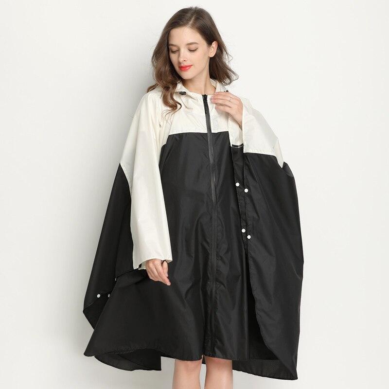 K Way Poncho Femme - Noir & Blanc