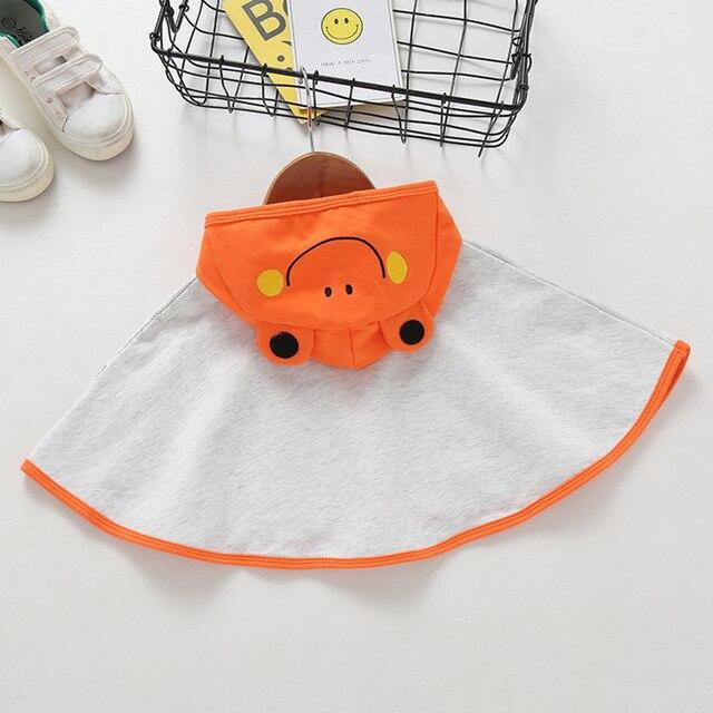 Poncho à Capuche Bébé - Orange / 6 mois