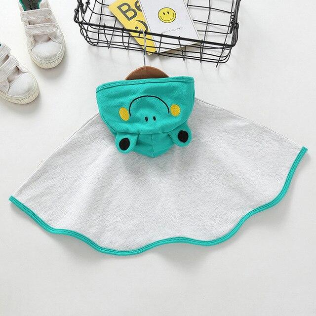 Poncho à Capuche Bébé - Vert / 6 mois