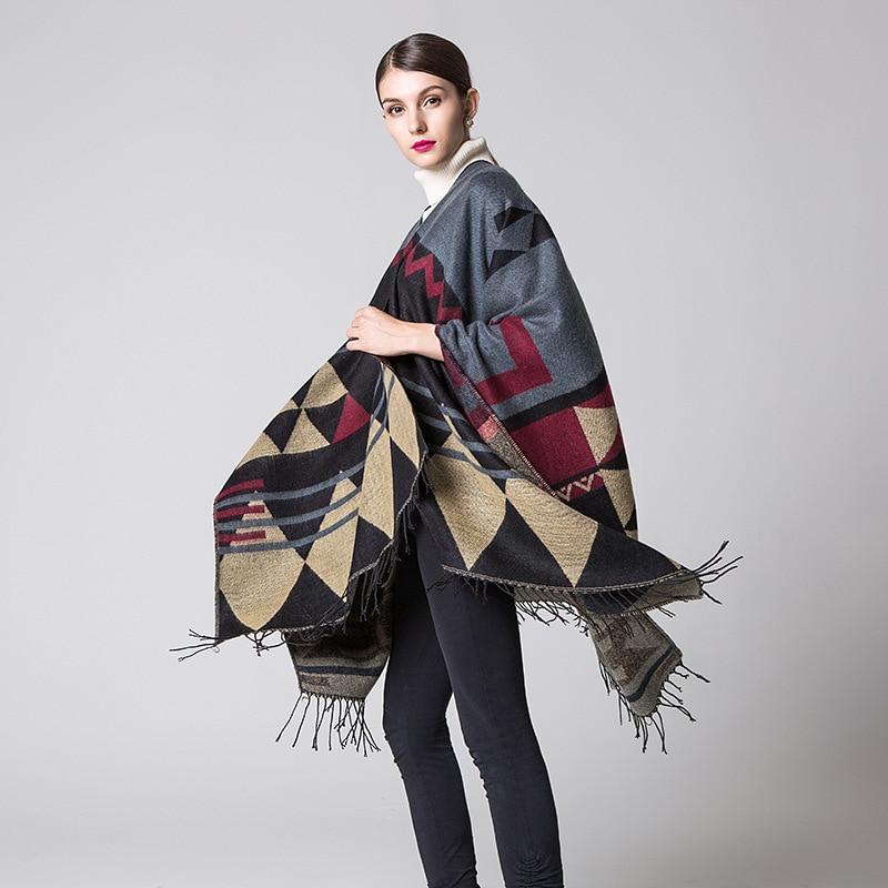Poncho avec Franges