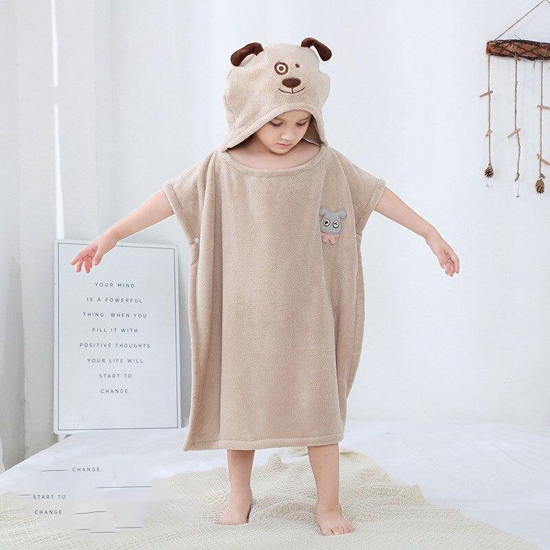 Poncho Bain Enfant Chien - chien