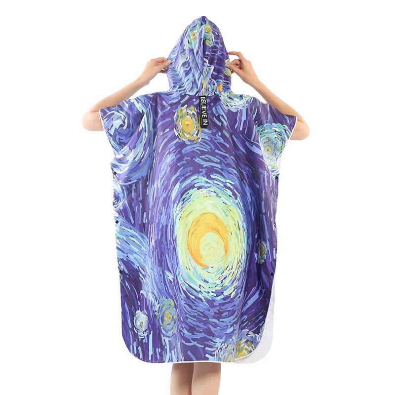 Poncho Bain Van Gogh - Nuit étoilée