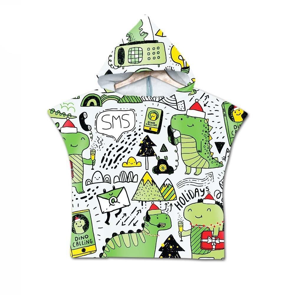 Poncho Bébé Plage - Dino