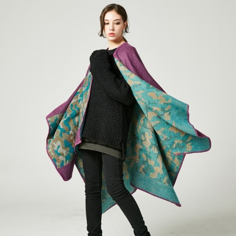 Poncho Chic Femme