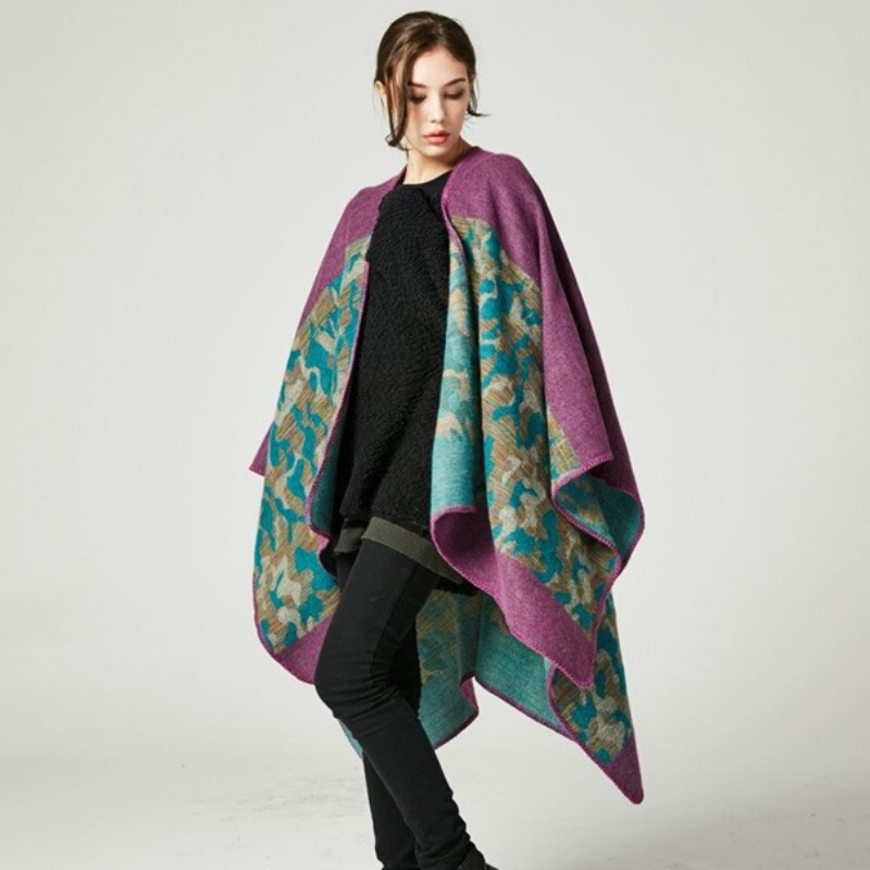 Poncho Chic Femme