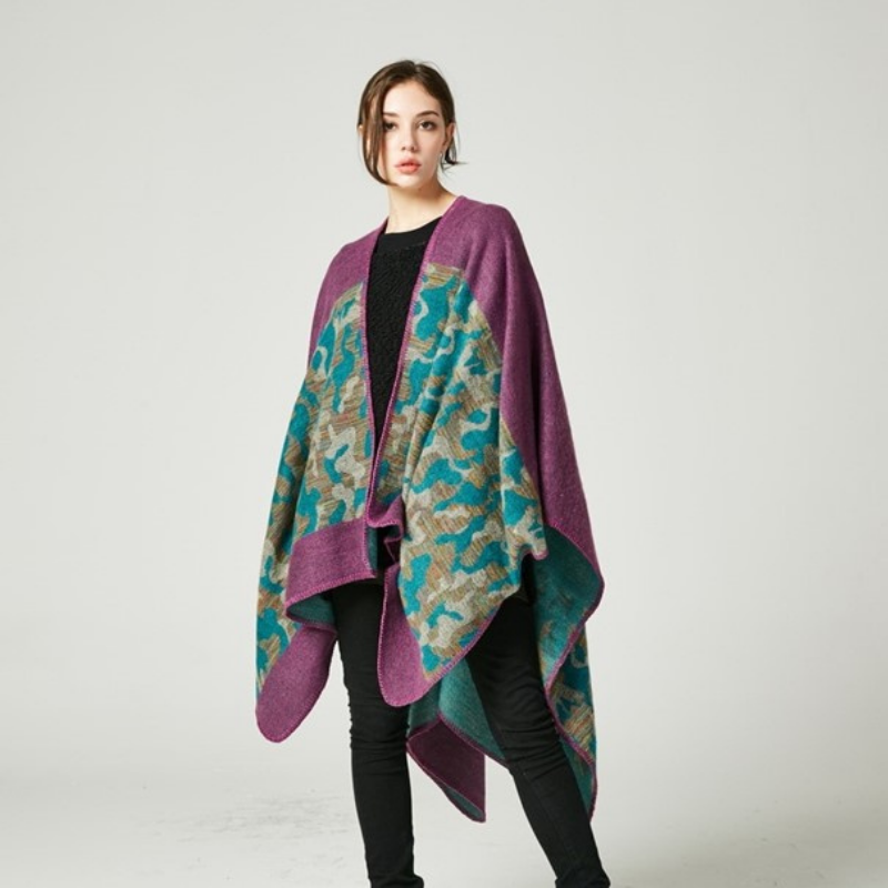 Poncho Chic Femme