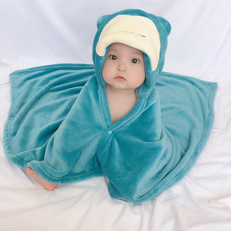 Poncho de Bain pour Bébé - Bleu