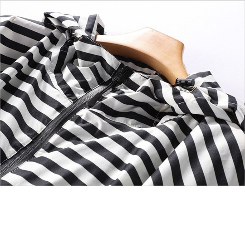 Poncho de Pluie - Noir & Blanc