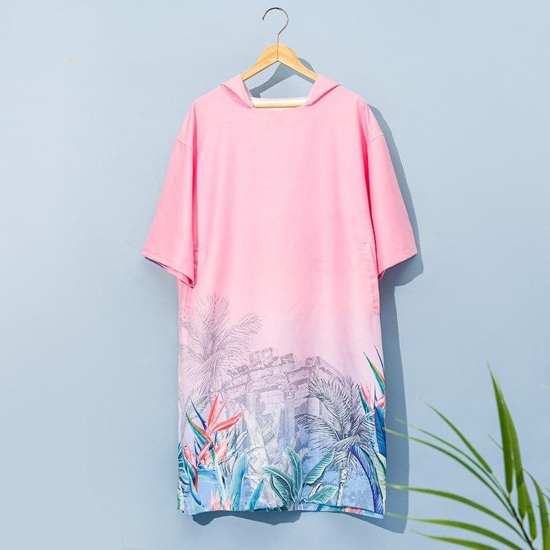 Poncho de Surf Femme - rose