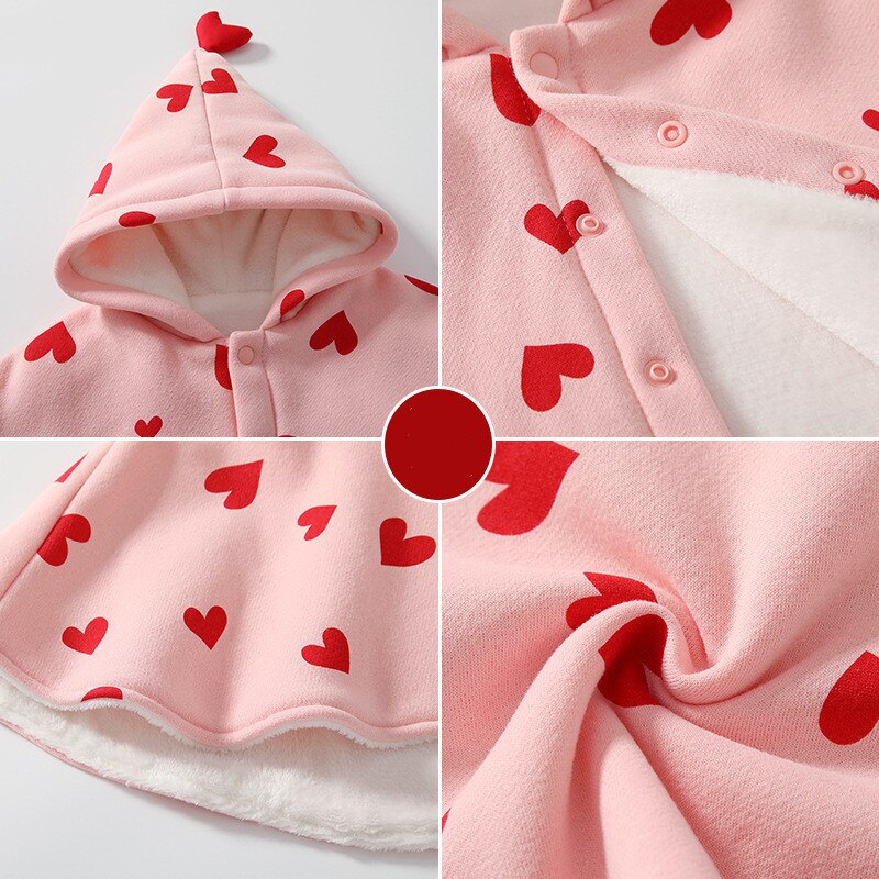 Poncho Enfant Cœur
