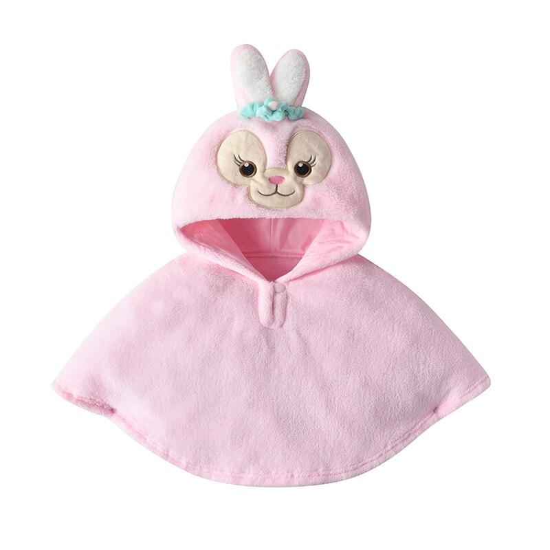 Poncho Enfant Lapin - rose / 0-3 ans
