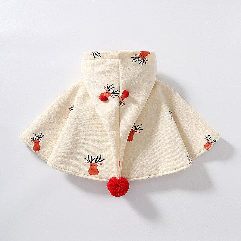 Poncho Enfant Rennes Noël