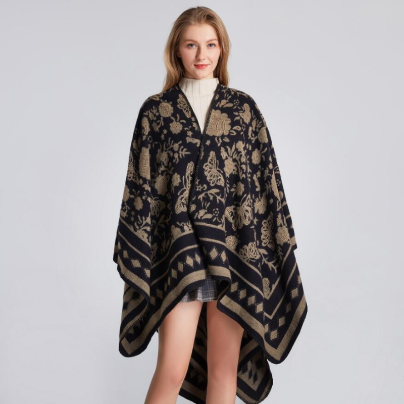 Poncho Femme Papillon
