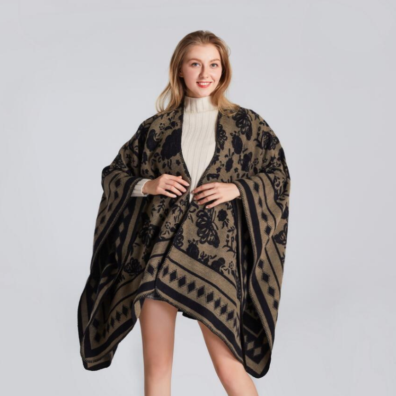Poncho Femme Papillon