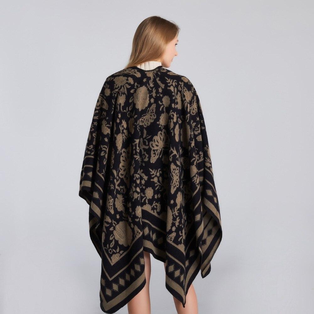 Poncho Femme Papillon