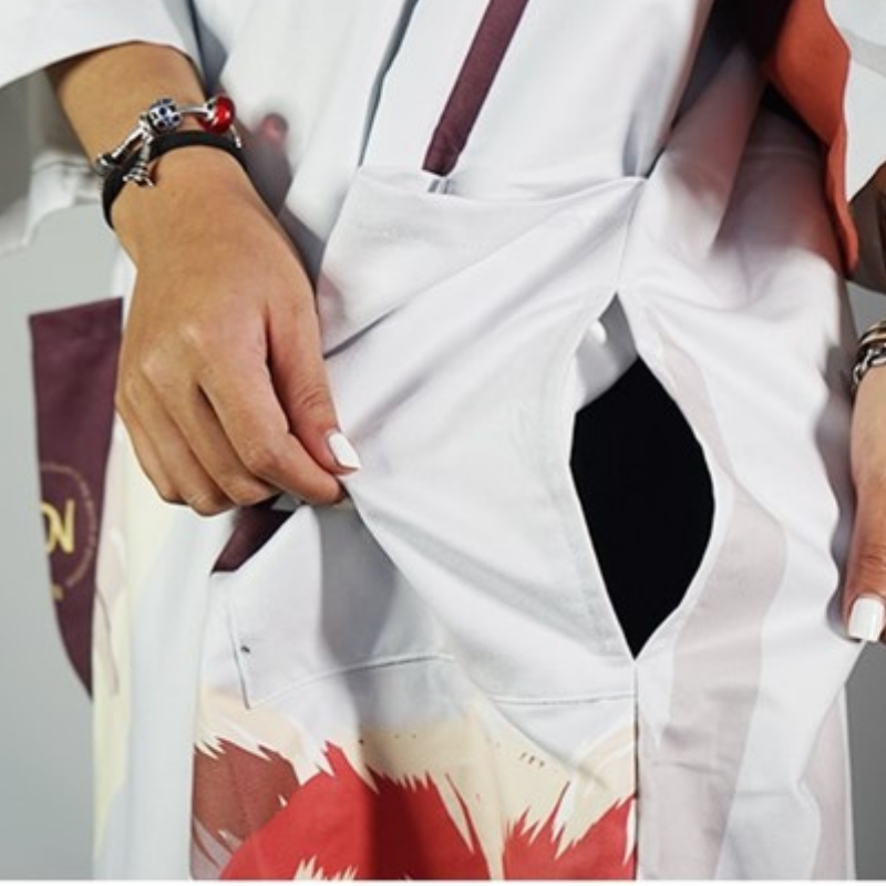 Poncho Femme Surf - Blanc