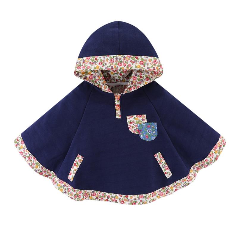 Poncho Fille - bleu marine / 3 ans
