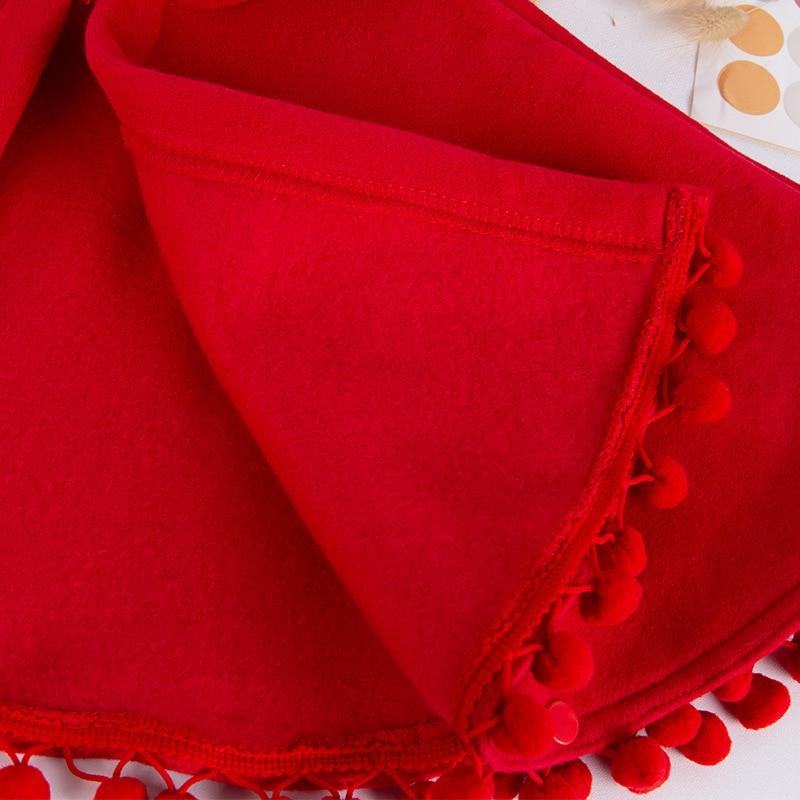 Poncho Fille Capuche