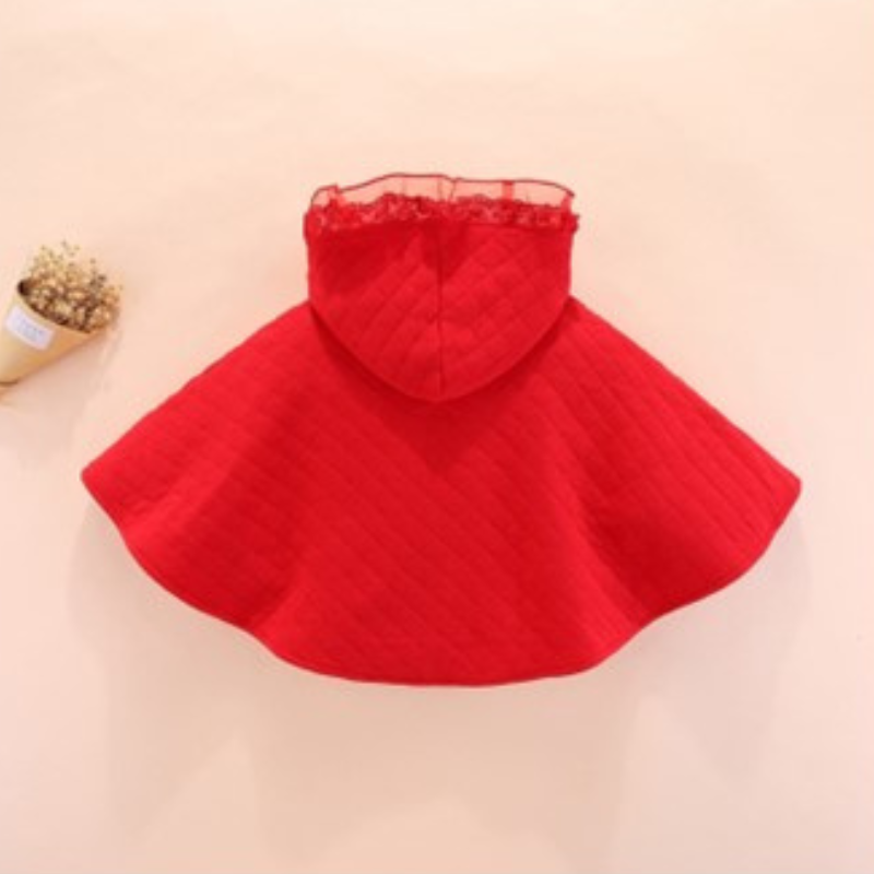 Poncho Fille Dentelle