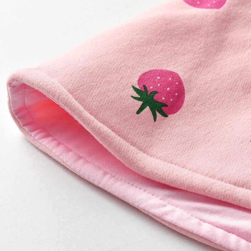 Poncho Fille Rose Fraise