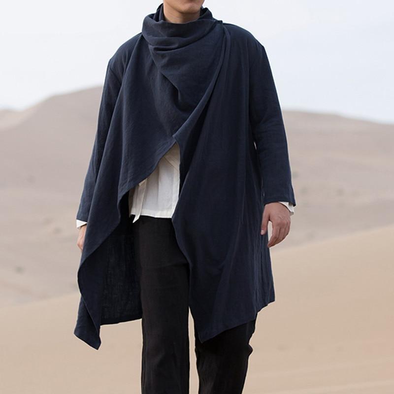 Poncho Homme Eté Bleu Marine