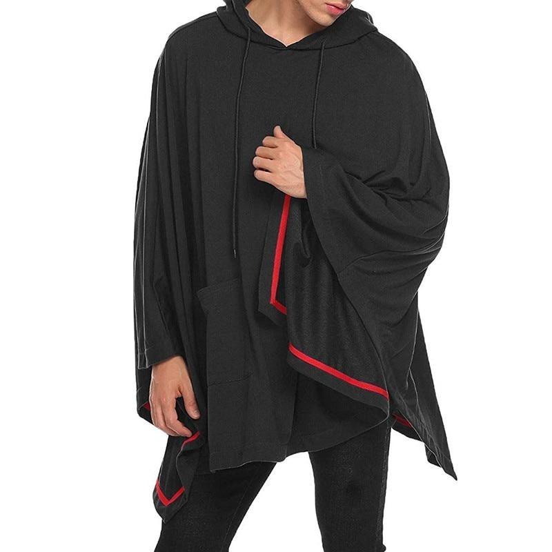 Poncho Homme Noir