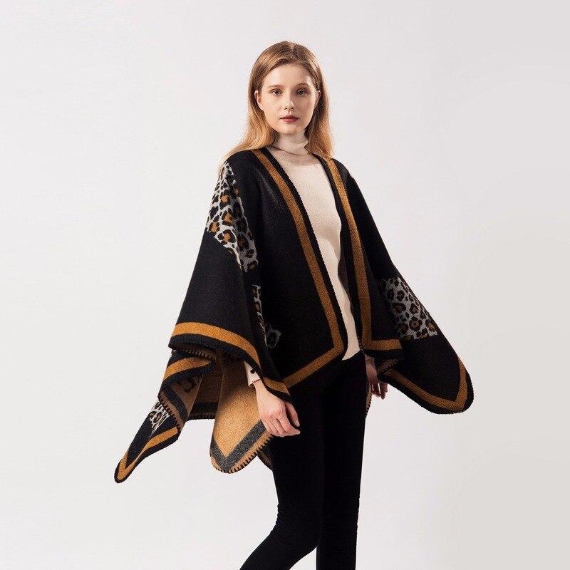 Poncho Léopard Femme
