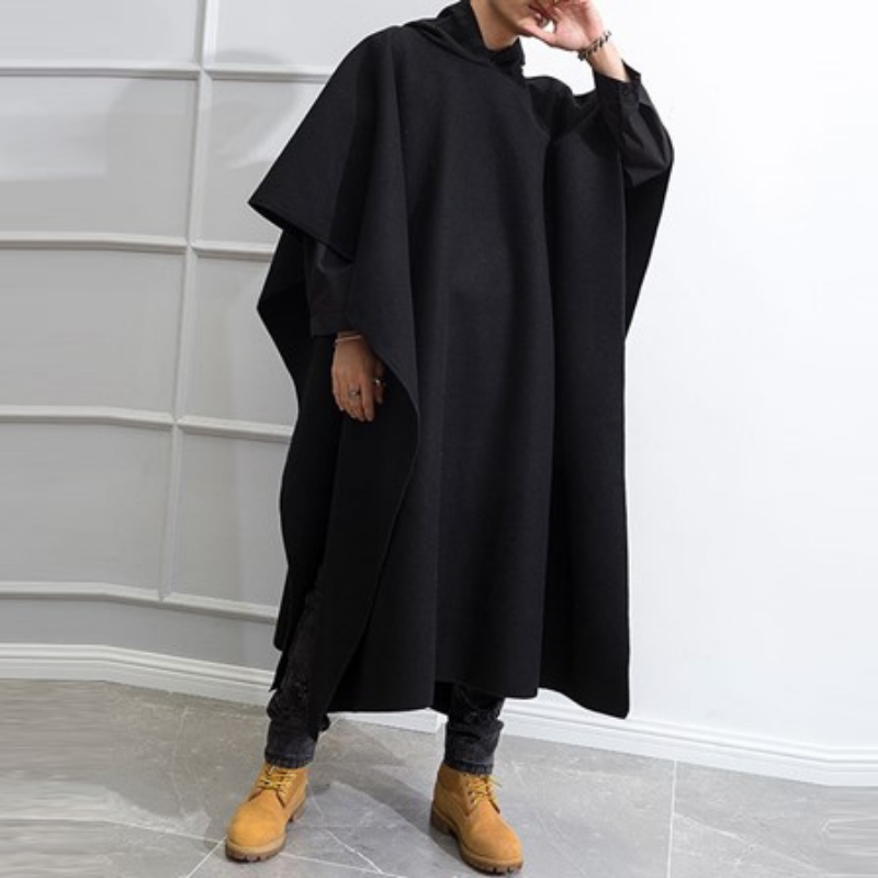 Poncho Long Homme