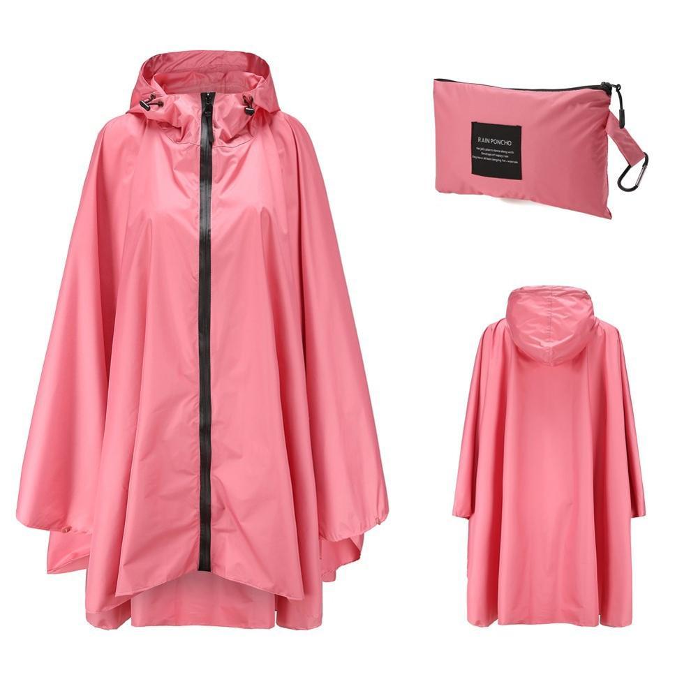 Poncho Long Pluie - rose