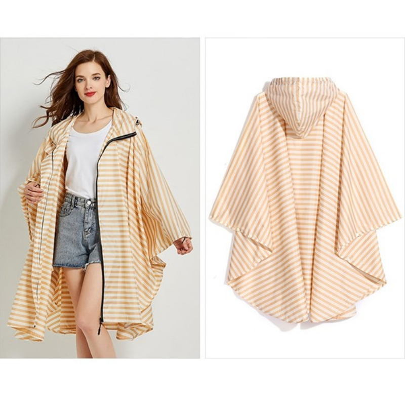 Poncho Pluie Rayure - rayures