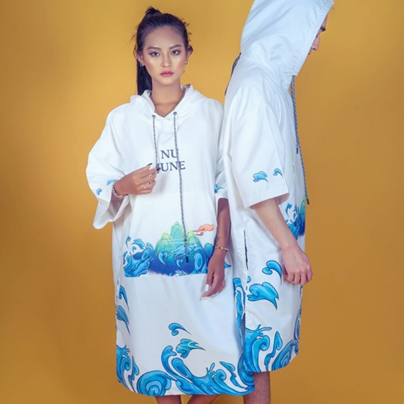 Poncho pour Surfeur - Bleu