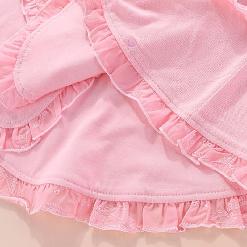 Poncho Rose Fillette