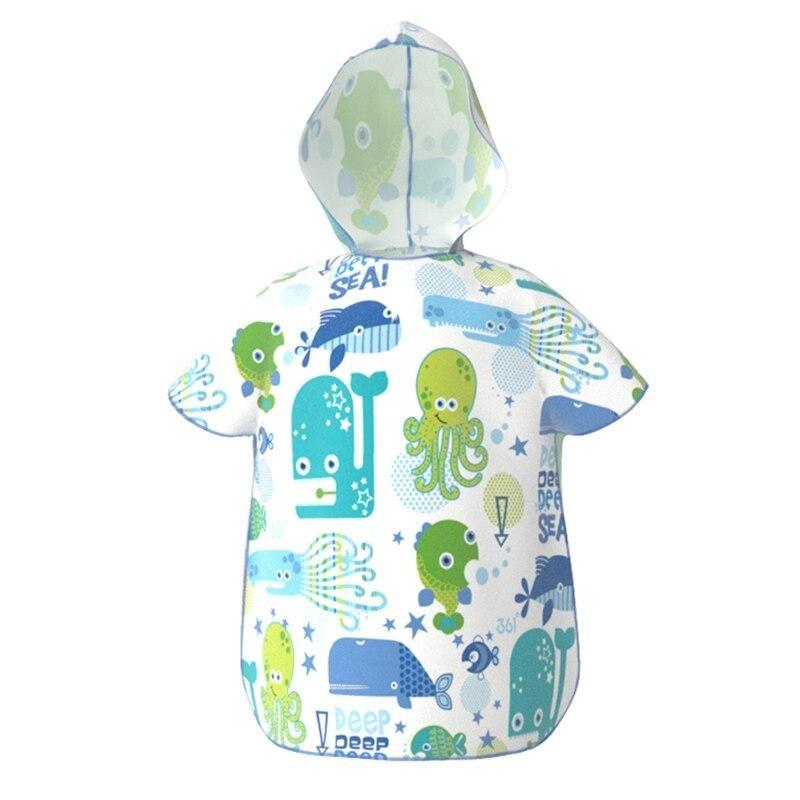 Poncho Surf Enfant - bleu