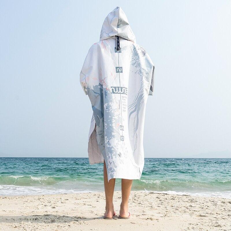 Poncho Surf Femme - Ivoire