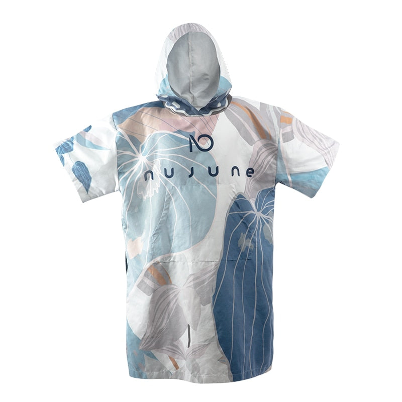 Poncho Surf Modern Art - Bleu