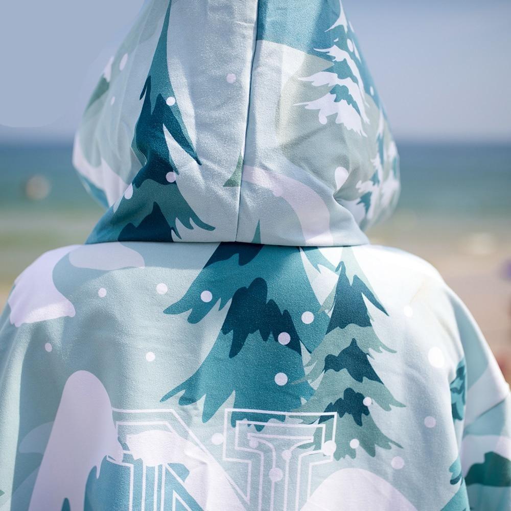 Poncho Surf Mountain - Bleu