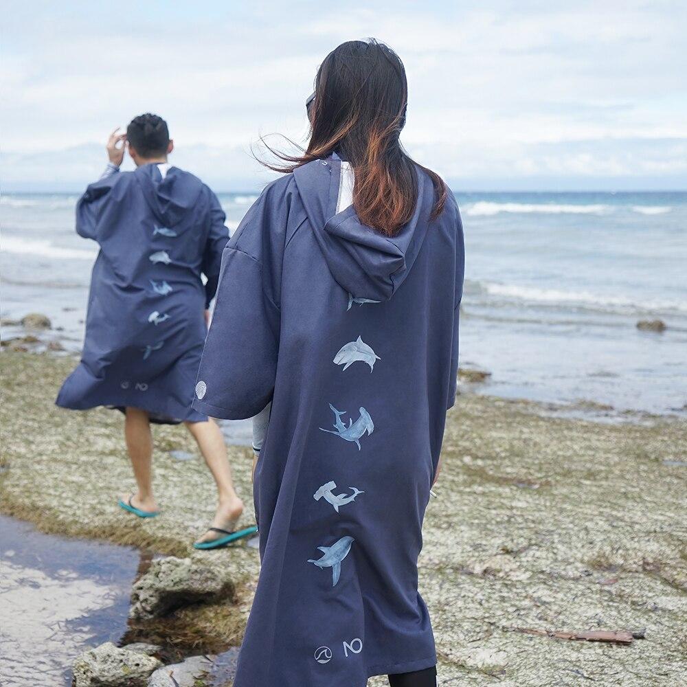 Poncho Surf Shark - Bleu