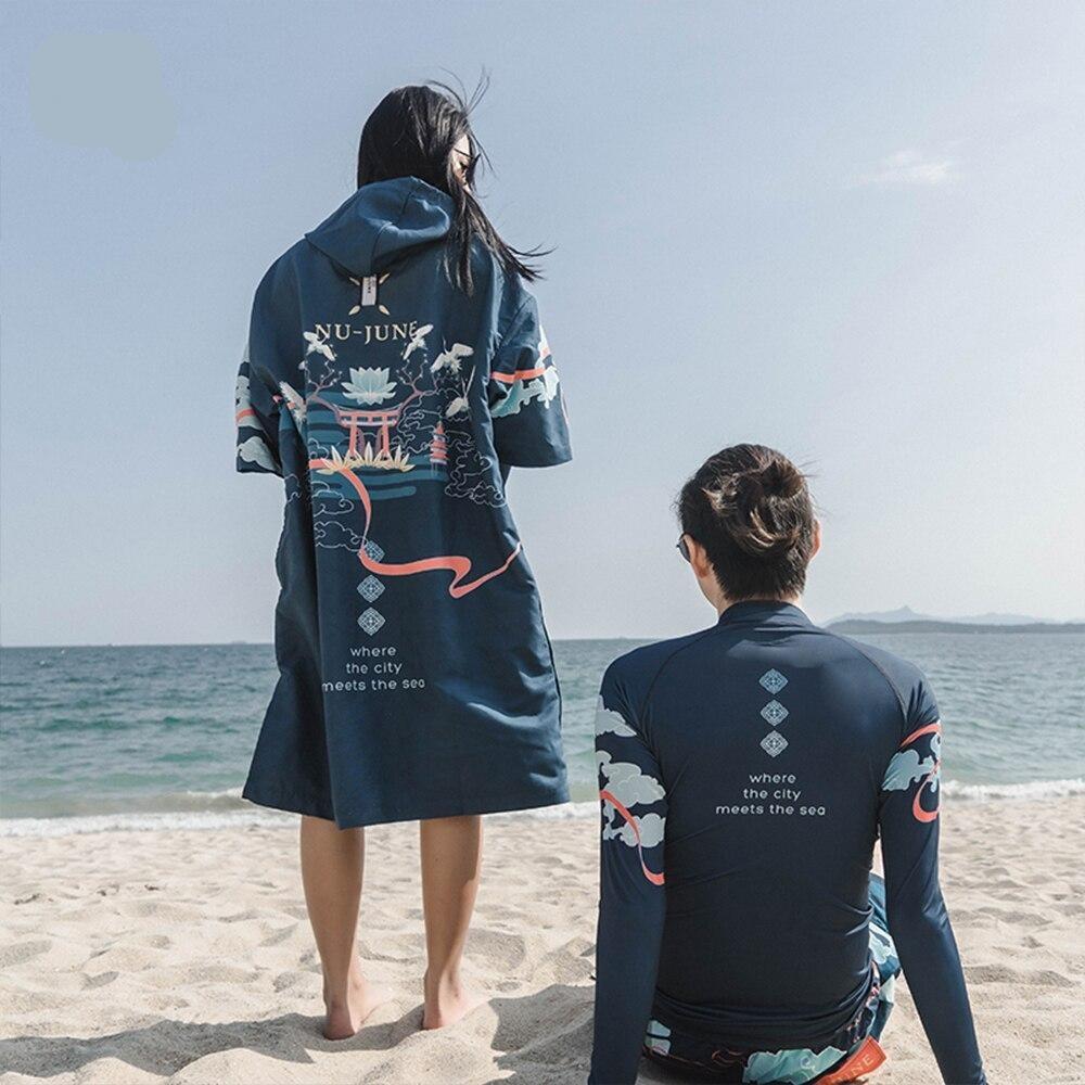 Poncho Surf Wild Sea - Bleu Marine