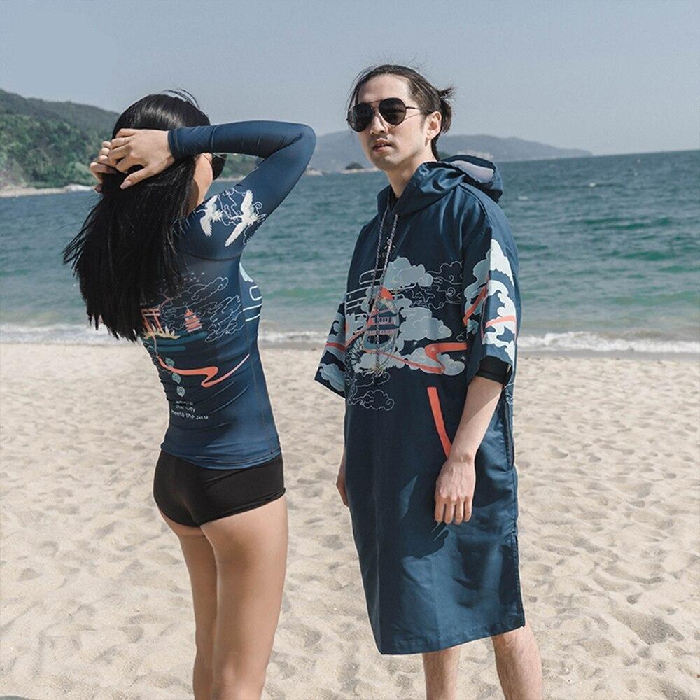 Poncho Surf Wild Sea - Bleu Marine