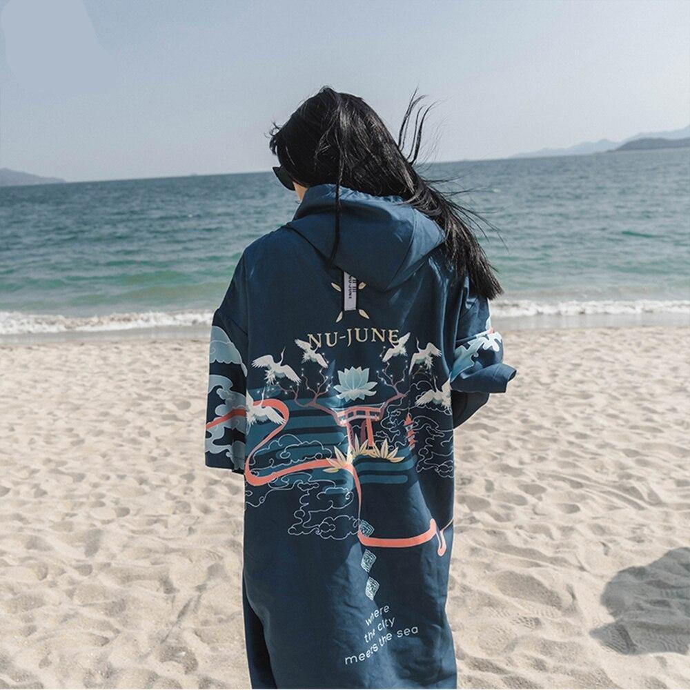 Poncho Surf Wild Sea - Bleu Marine